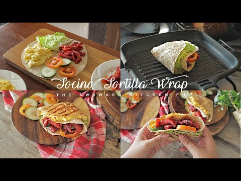 TOCINO TORTILLA WRAP | Trending TikTok Tortilla Hack | Filipino Breakfast