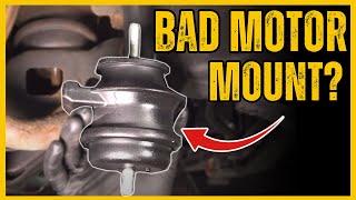 5 Bad Motor Mount Symptoms | How To Diagnose & Replacement Cost