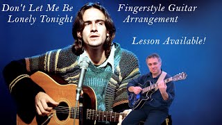 Don&#39;t Let Me Be Lonely Tonight, James Taylor, fingerstyle guitar, lesson available
