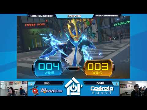 Gwinnett Brawl October 2017 - Nexas vs Psyanide - Pokken DX Losers Semis