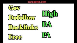 Backlinks dofollow Gratis High DAPA Gov untuk mesin pencarian