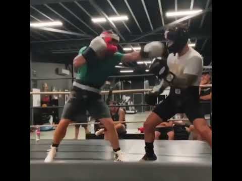 Clean 1  2 counter during sparring  #shorts