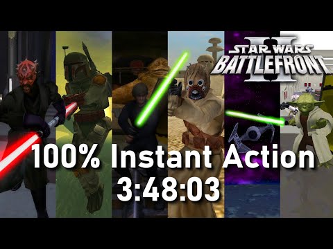 [PB] Star Wars Battlefront II (2005) Speedrun - Instant Action 100% in 3:48:03