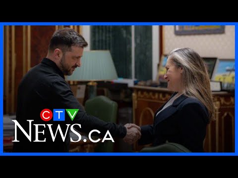 Zelenskyy names Chrystia Freeland as Ukraine’s economic advisor