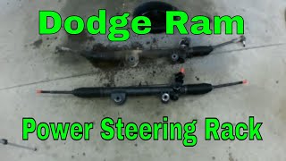 Dodge Ram power steering rack replacement