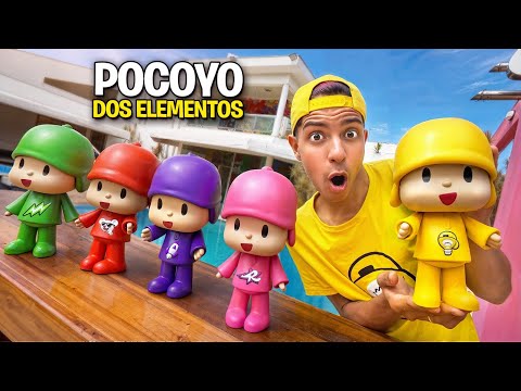 FIZ OS POCOYO DOS ELEMENTOS *Os Rosa gostaram ?