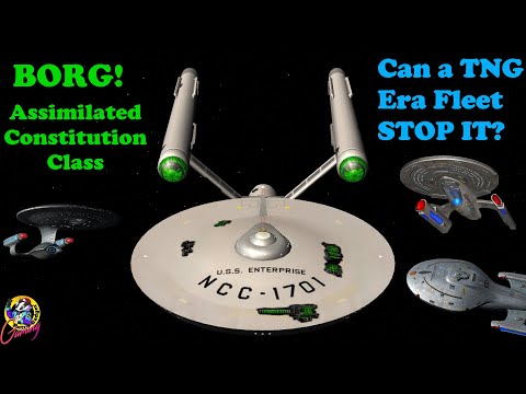 Captain Kirk Assimilated! Borg USS Enterprise - Can it be stopped? Star Trek Ship Battles