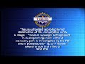 FBI Warning Screen Electra Star Management 2012
