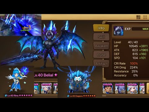 Summoners War: My Best Water Demon Comp for Gw/Siege!