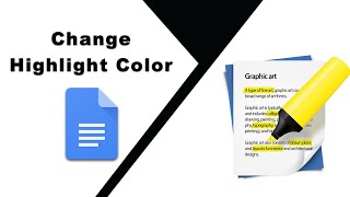 How to change highlight color in text box in google docs