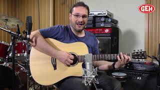 Video thumbnail for Tagima Walnut Two Folk por Sandro Haick by GEH MUSIC Áudio e Instrumentos Musicais