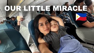 We had no idea we were pregnant when we moved to The Philippines...