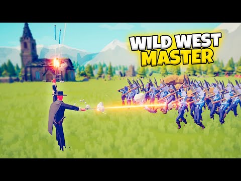 WILD WEST MASTER VS EVERY FACTION | TABS MODDED GAMEPLAY
