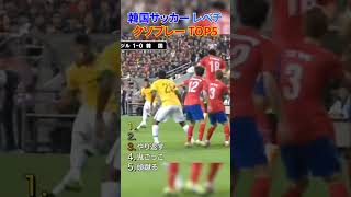 韓国サッカー レべチ クソプレー TOP4 #サッカー #日本代表