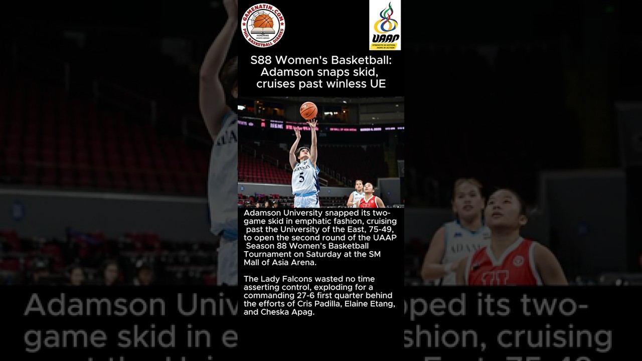 UAAP Women's Basketball: Adamson crushes UE