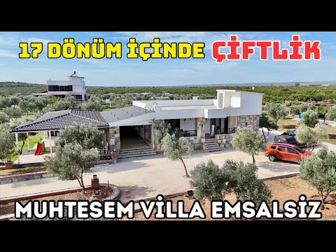 Didimde 17 Dönüm Çiftlik Muhteşem Villa Harika Konumda E-183