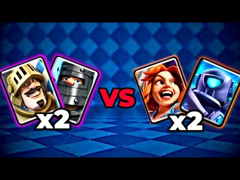 "Prince & Dark Prince" VS "Valkyrie & Mini Pekka" in Clash Royale