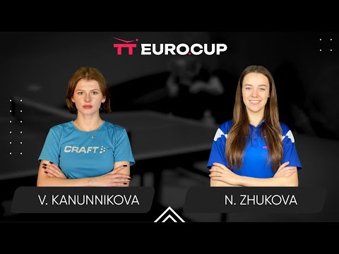 17:45 Vasylysa Kanunnikova - Nadiia Zhukova 18.12.2024 TT Euro.Cup Women Ukraine Star. TABLE 3