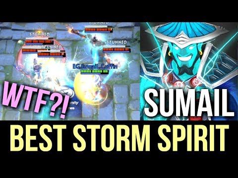 OMG 5 Man Vortex! Sumail Best Storm Spirit Gameplay Epic Comeback WTF Dota 2
