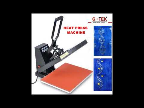 G-TEK Heat Press Machine Working Video