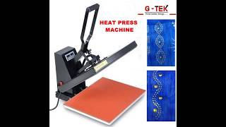 G-TEK Heat Press Machine Working Video