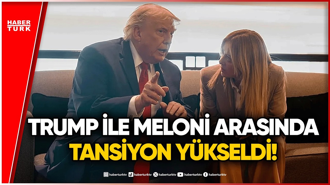 Donald Trump ve Giorgia Meloni Arasında Fotoğraf Krizi