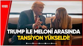 Donald Trump ve Giorgia Meloni Arasında Fotoğraf Krizi