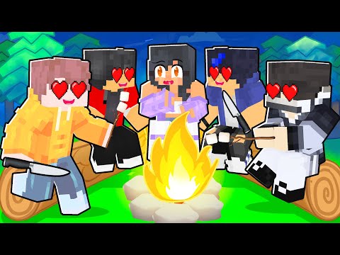 Aphmau's CRAZY FAN BOYS Attend to CAMPING in Minecraft! - Parody Story(Ein, Aaron KC GIRL)