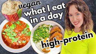 REALISTIC What I Eat in a Day! 🌱 Healthy Vegan Recipes to Hit 100g Protein 💪🏼