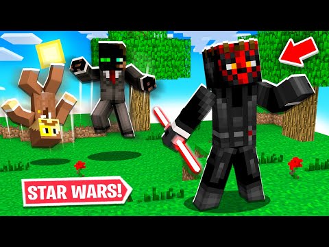 Playing MINECRAFT as a JEDI (Force Powers)