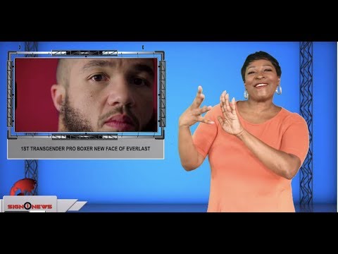 1st transgender pro boxer new face of Everlast (ASL - 9.30.19)