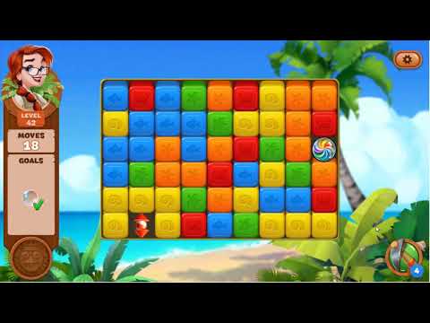 Lost Island Blast Adventure Level 42 - No Boosters