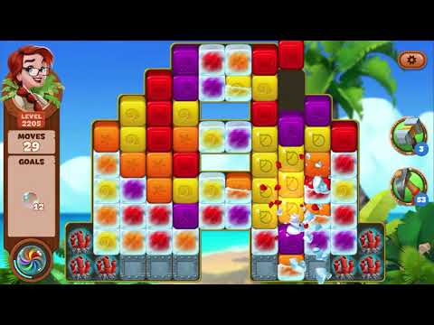 Lost Island Blast Adventure Level 2205 NO BOOSTERS - A S GAMING ✔️