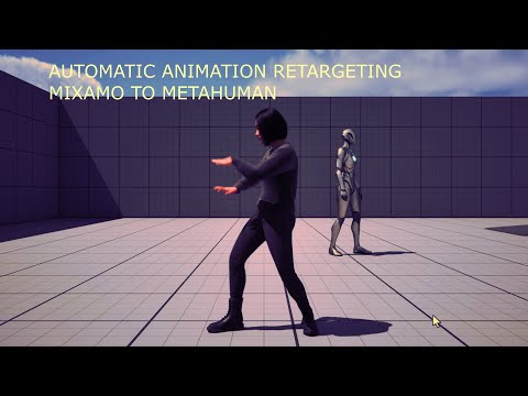 Automatic Animation Retargeting in Unreal Engine (Mixamo to Metahuman)