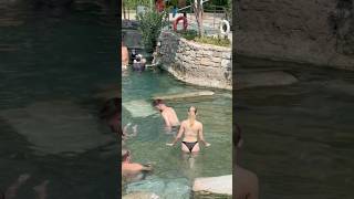 ☀️The Wonder Of Pamukkale Turkey -Wonderful Day?️ #pamukkale #cleopatra #pool