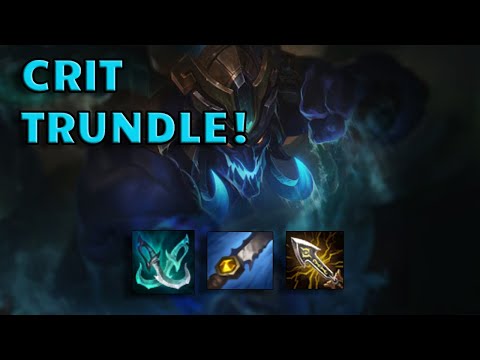 TRUNDLES BEST SEASON 10 BUILD! CRIT TRUNDLE WRECKS!!!