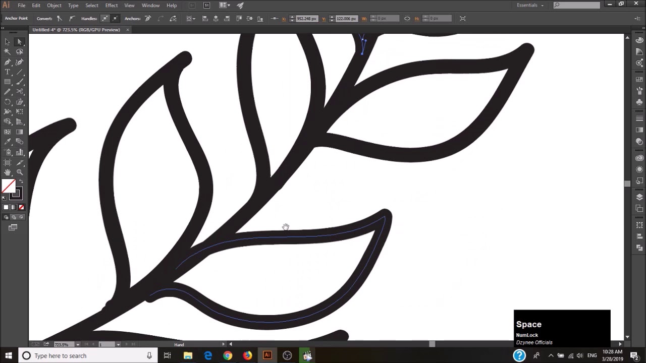 Illustrator Tutorials | How to Create Hand Drawn Floral Vector to sell online, Speedart