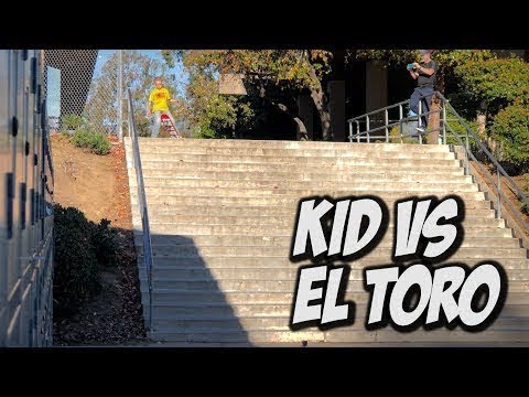10 YEAR OLD VS EL TORO 20 STAIR RAIL Feat. -  Kristion Jordan