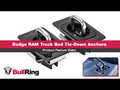 BullRing USA Dodge RAM Truck Bed Tie Down Anchors - Product Feature