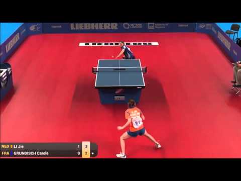 Jie LI (NED) vs  Carole GRUNDISCH (FRA)