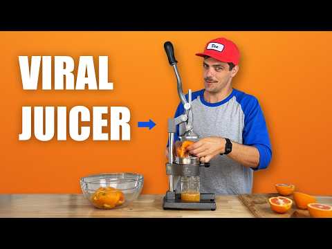 Zulay Kitchen Cast Iron Orange Juice Squeezer | Test & Review