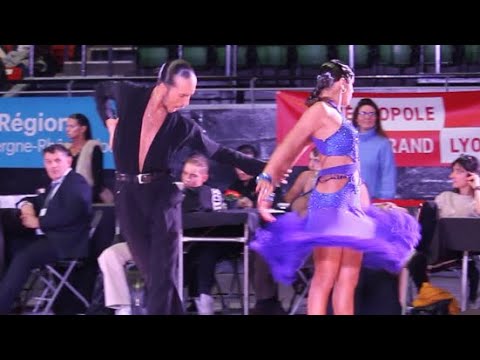 Tomas Boldis & Angelina Mosa, FRA - Lyon French Open 18/02/2024, Rising Stars Latin (ChaCha)