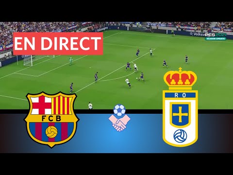 EN DIRECT – BARCELONE vs REAL OVIEDO | La Liga 2025 Simulation | eFootball PES 21 Gameplay réaliste