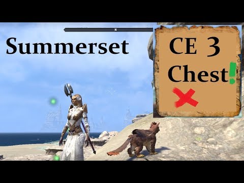 ESO Summerset - CE 3 Map Treasure Chest Location! (Guide) Elder Scrolls Online