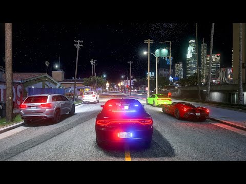 Ultra Realistic Police Patrol in GTA 5 LSPDFR | Real Life Cop Gameplay 4K