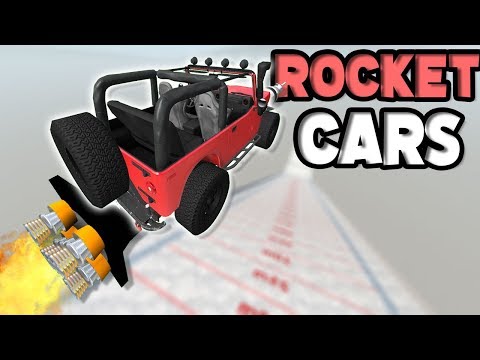 I Strapped A ROCKET To The Bottom Of The Car And It Was AMAZING! - BeamNG Drive