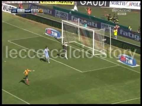 Il gol di Chevanton e il fiato sospeso di 18.000 tifosi leccesi in LECCE-Napoli 2 a 1 del 08/05/2011