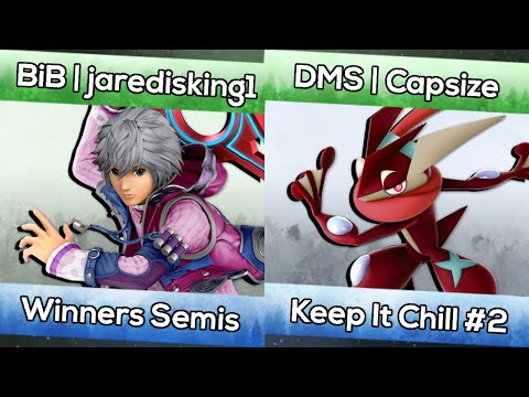 BiB | jaredisking1 (Shulk) vs. DMS | Capsize (Greninja) - Keep It Chill #2 Smash Ultimate WSFs
