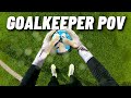 Goalkeeper POV in HIGH INTENSITY training - HEAD CAM GOALKEEPING!