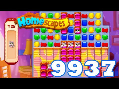 Homescapes Level 9937 HD 3 - match puzzle game | Gameplay Walkthrough | android | GameGo Game | IOS